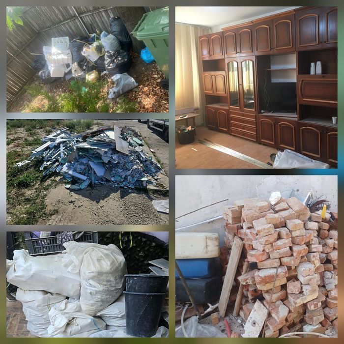 Ridicăm moloz defrișări Ridic orice tip de deseuri din gospodarii