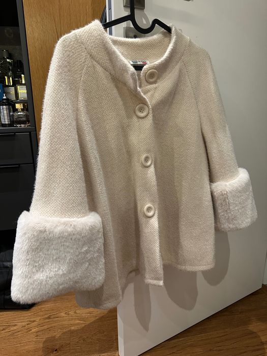 Преходно палто екрю