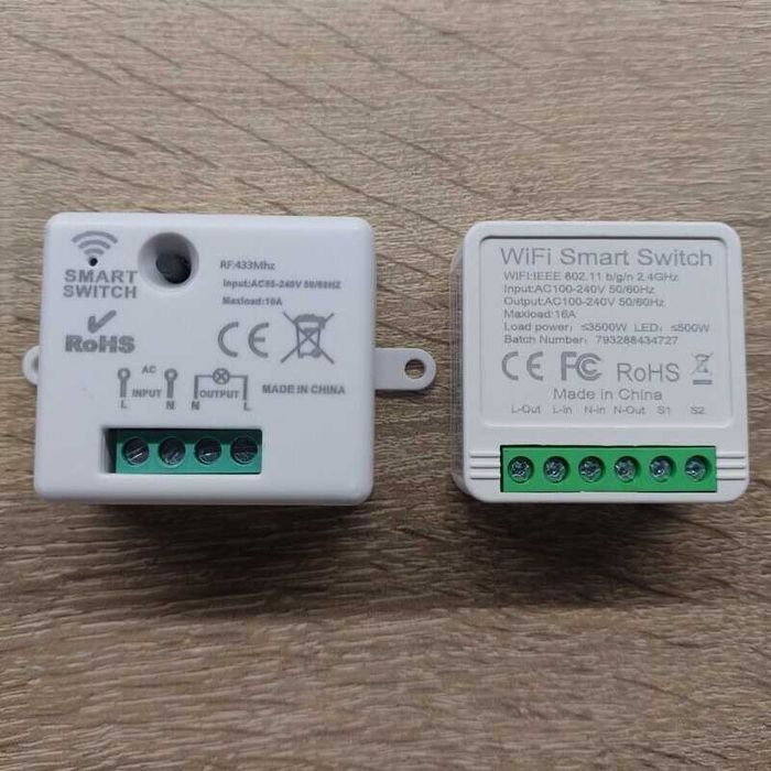 Безжичен ключ за осветление | RF433 + WiFi smart управление