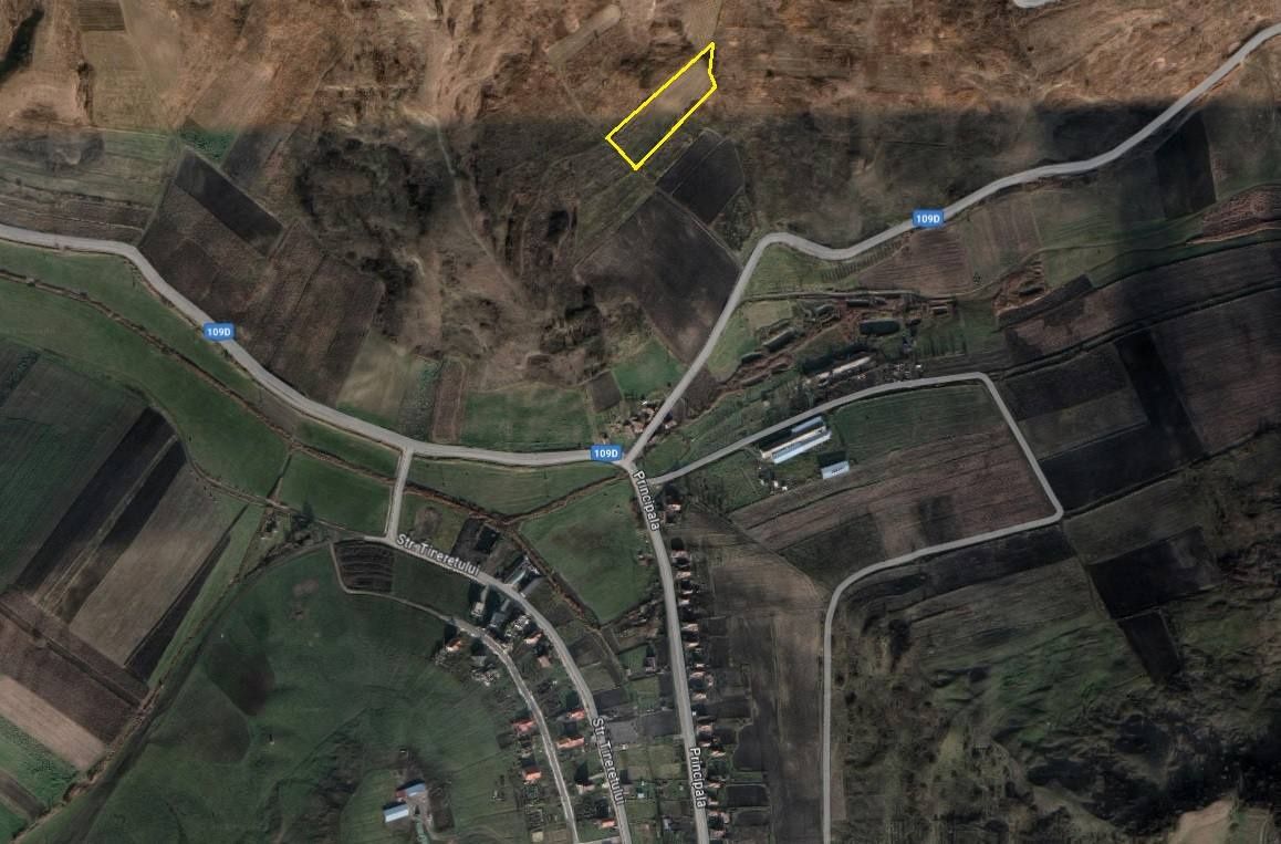 De vânzare: Teren 4500 mp în Vișea, Jucu – 7 €/mp
