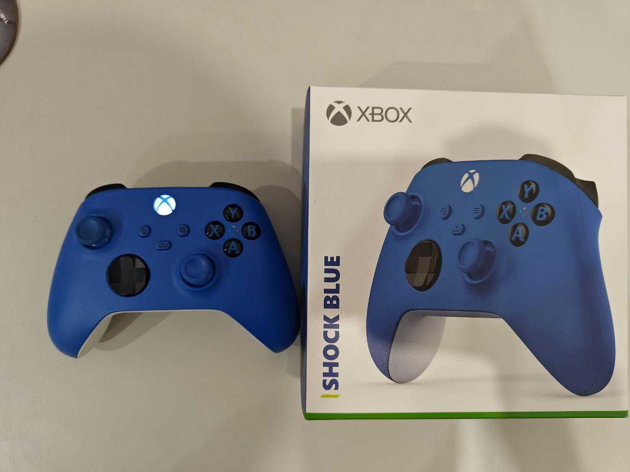 геймпад xbox one series, shock blue