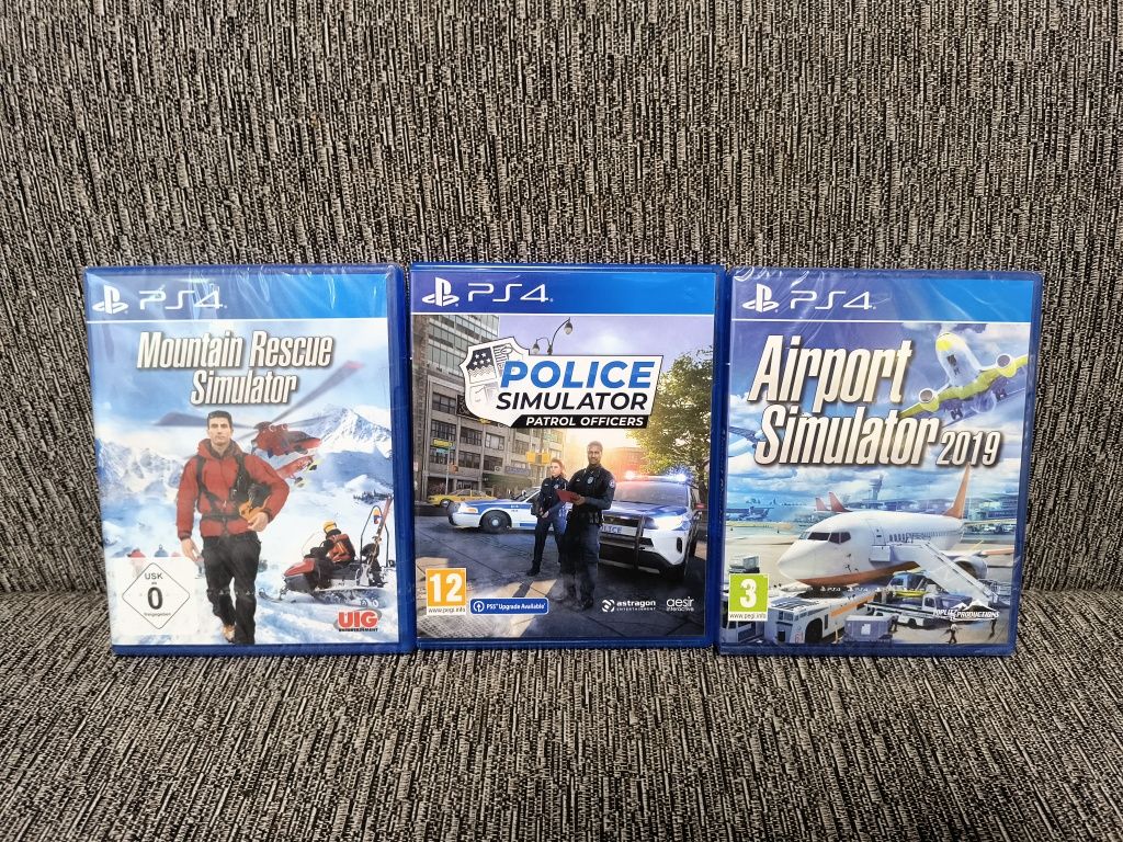 Airport Simulator 2019,Mountain Rescue, Police Patrol simulator PS4