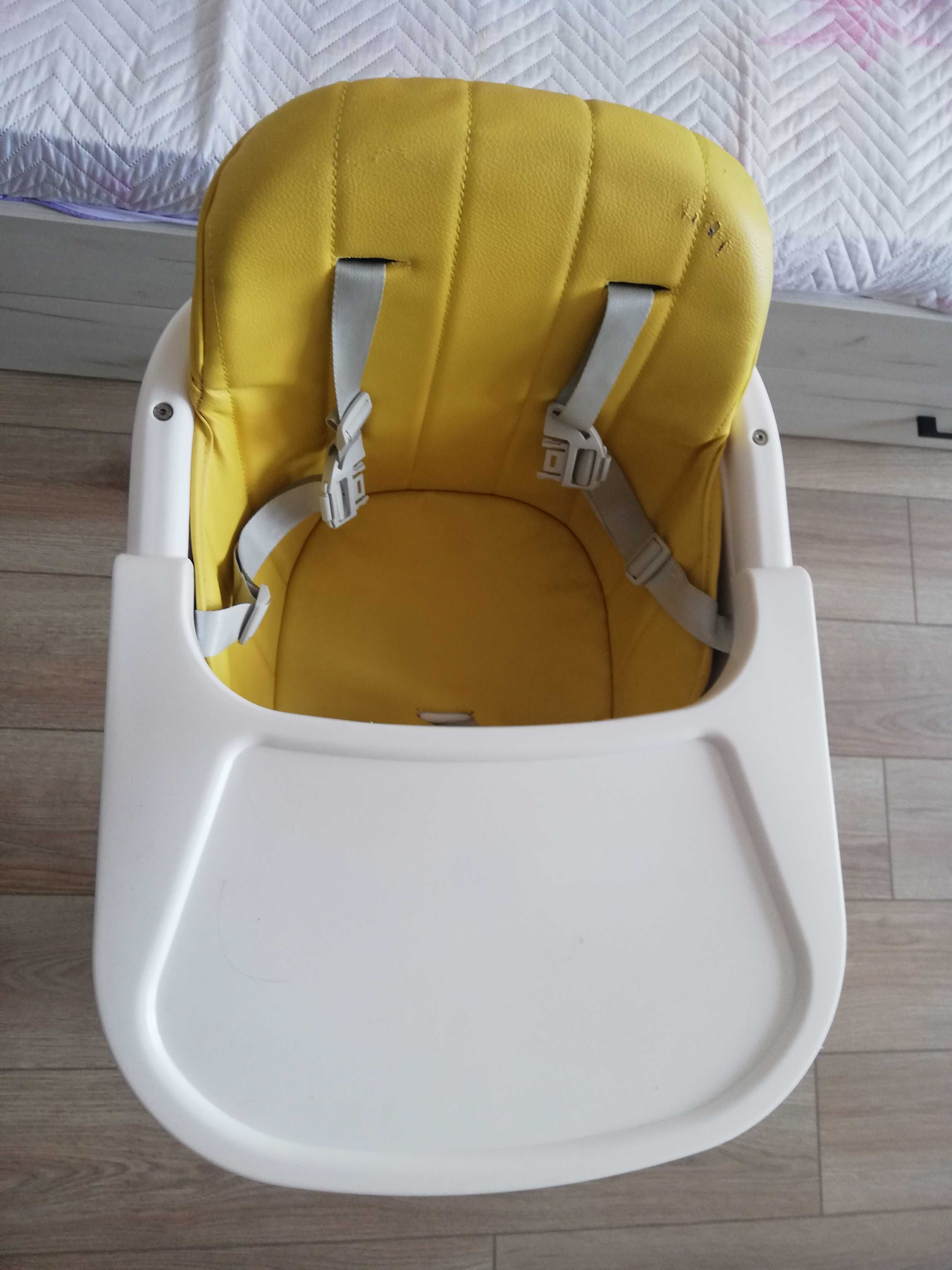 Продавам детско столче за хранене 2 в 1 Buba Carino жълто