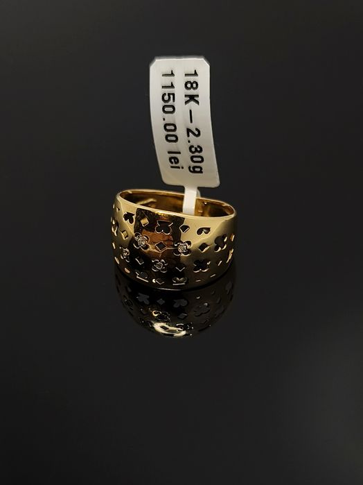 Bijuteria Royal inel din aur 18k 2.30 gr