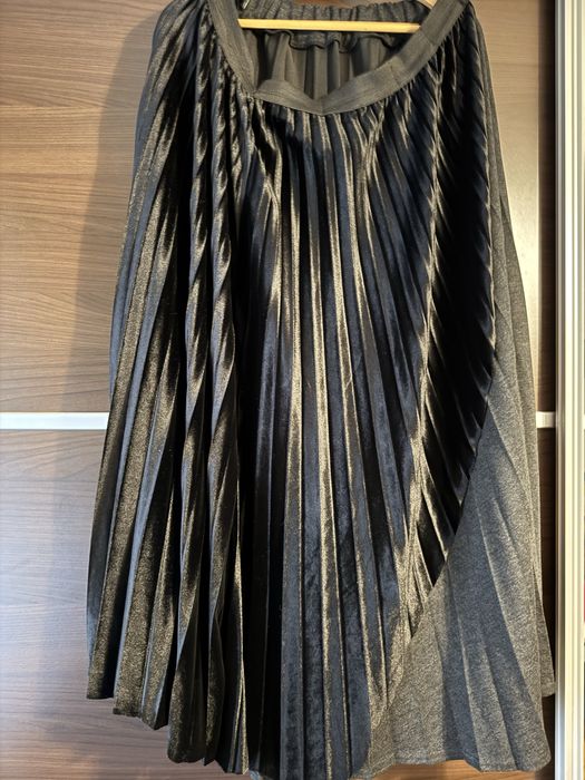 Fusta plisata lunga de dama marimea 50