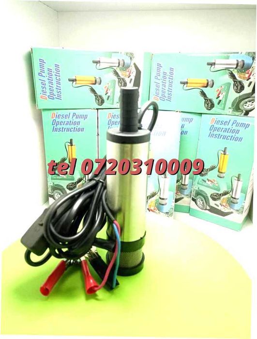 Pompa Submersibila Pentru Transfer Motorina Lichide 12v