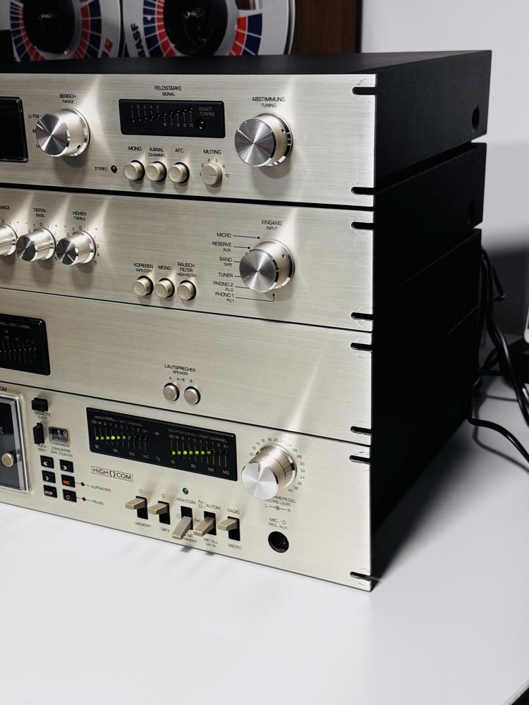 Linie audio Hi-Fi TELEFUNKEN seria 1,putere-preamplificator,deck,tuner
