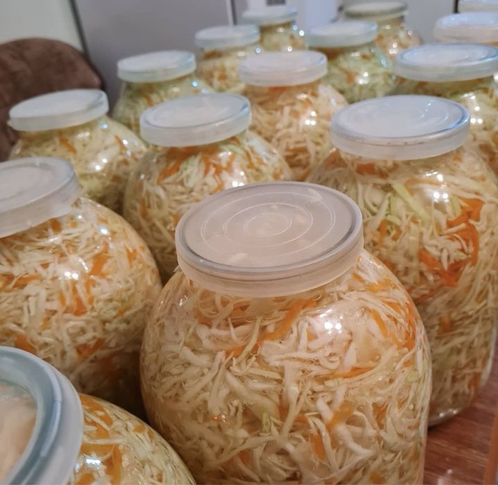 Квашеная капуста домашняя