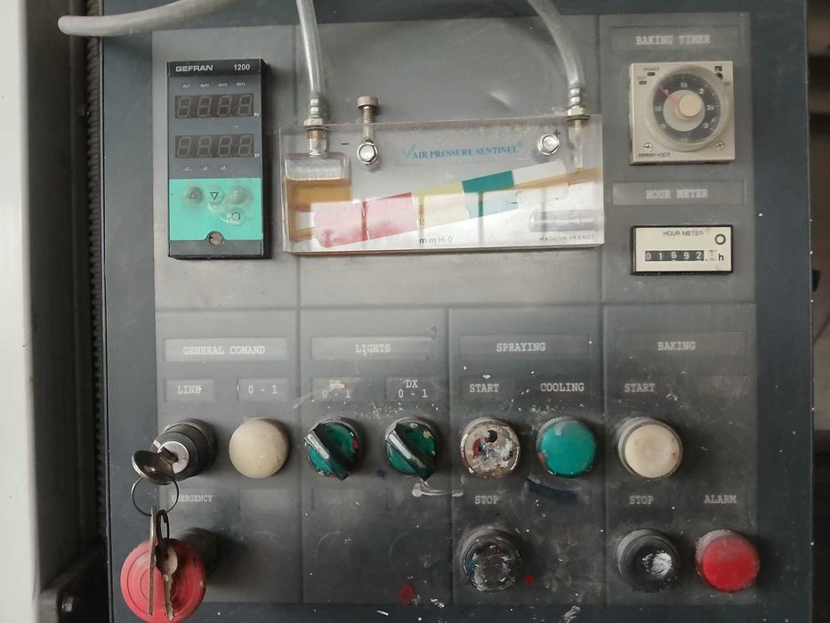 Cabină de vopsitorie Saima B8244 – Doar 1.692 ore de funcționare!