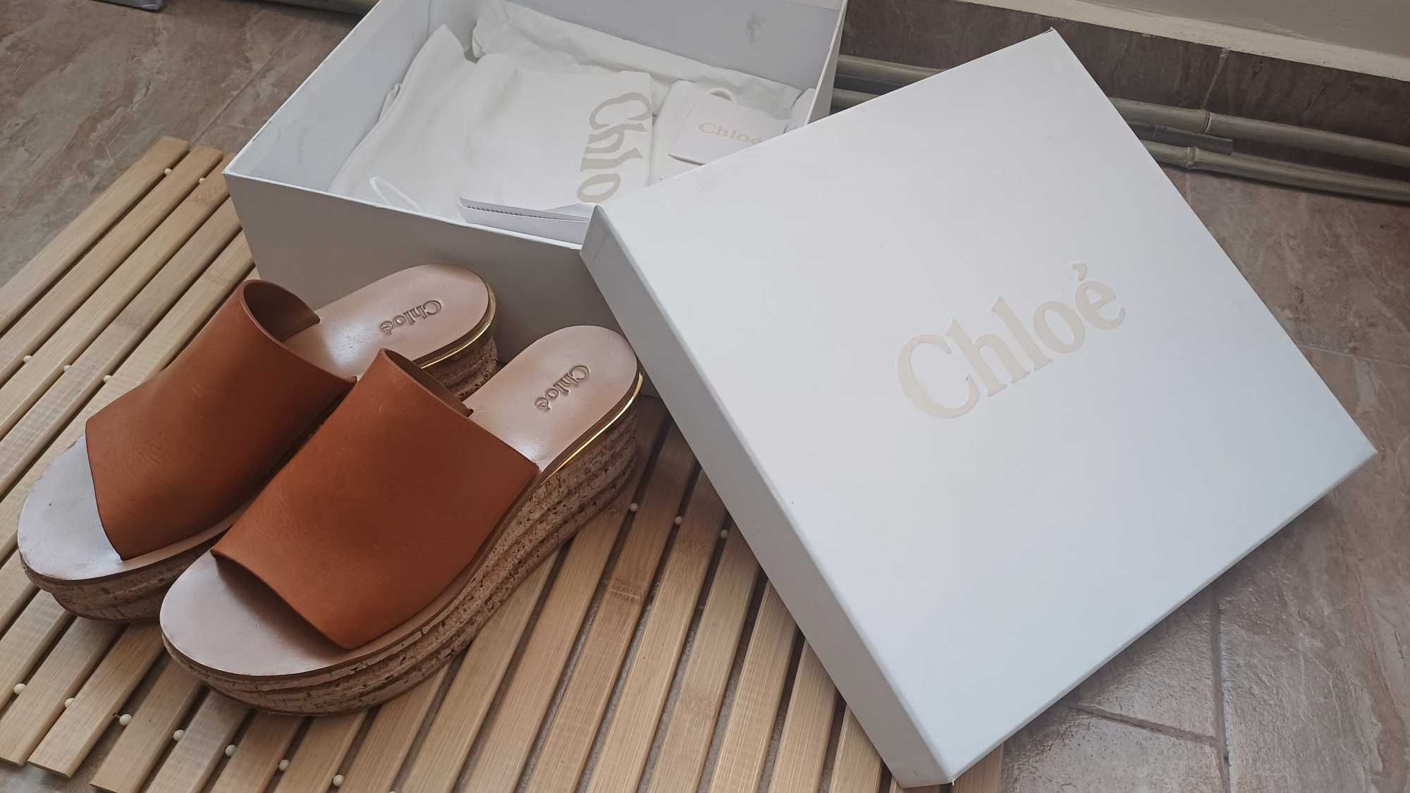 Оригинални чехли на Chloé. Много запазени,много удобни.