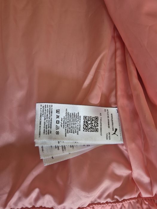 Чисто ново зимно яке ХЛ puma в розов цвят