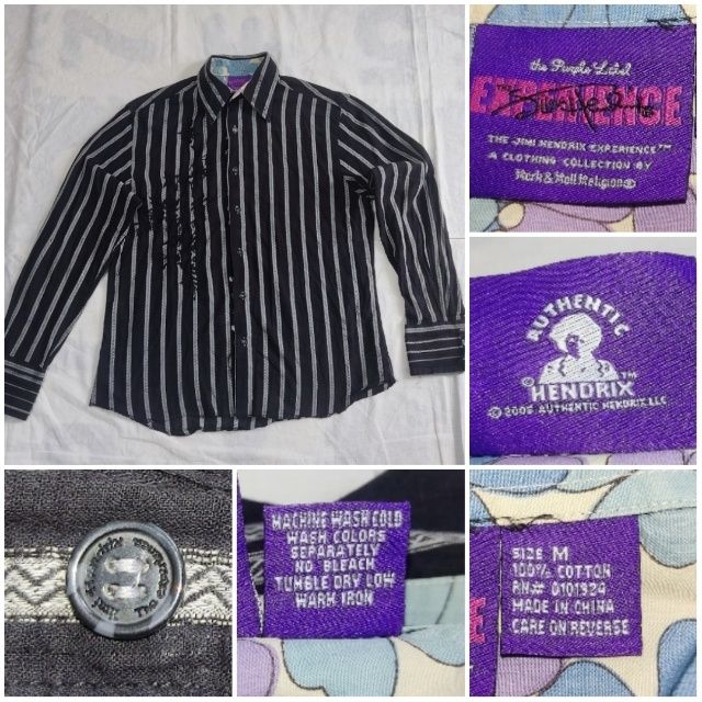 Cămașă Jimi Hendrix Experience M Long Sleeve Floral hippy hipiot vinte