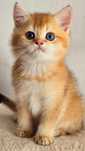 American shorthair orange pui