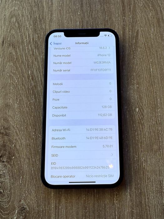 iPhone 12 128 GB 100%BAT