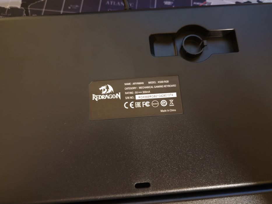 tastatura gaming mecanica red dragon aryaman rgb