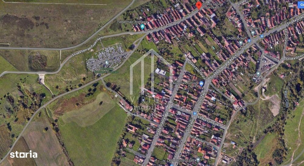 Teren de vanzare intravilan în Sibiu, zona Turnisor/Aeroport, 4200mp