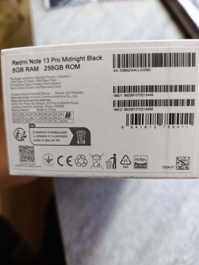 Redmi not 13 pro