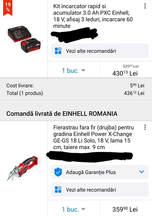Fierastrau cu acumulator Einhell