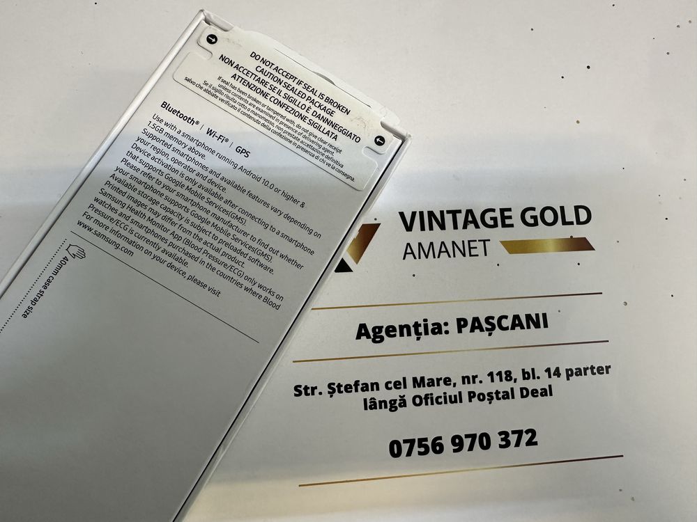 Samsung Galaxy Watch 6 , 40 mm, Amanet Vintage Gold Pascani