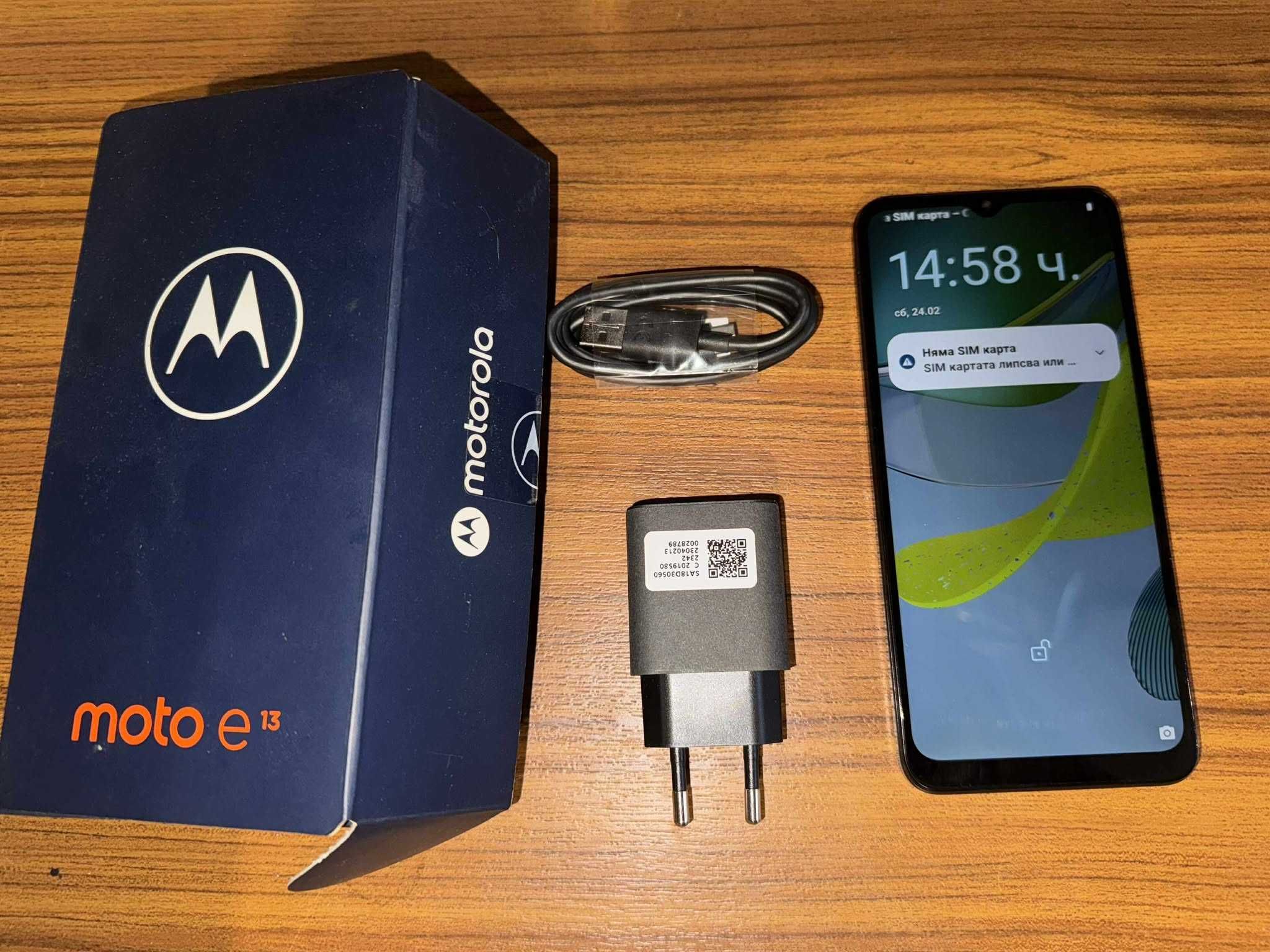 Чисто НОВ! Motorola moto E13