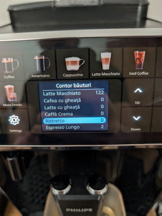 Espressor automat Philips seria 5500, LatteGo ,20 bauturi,ecran tactil