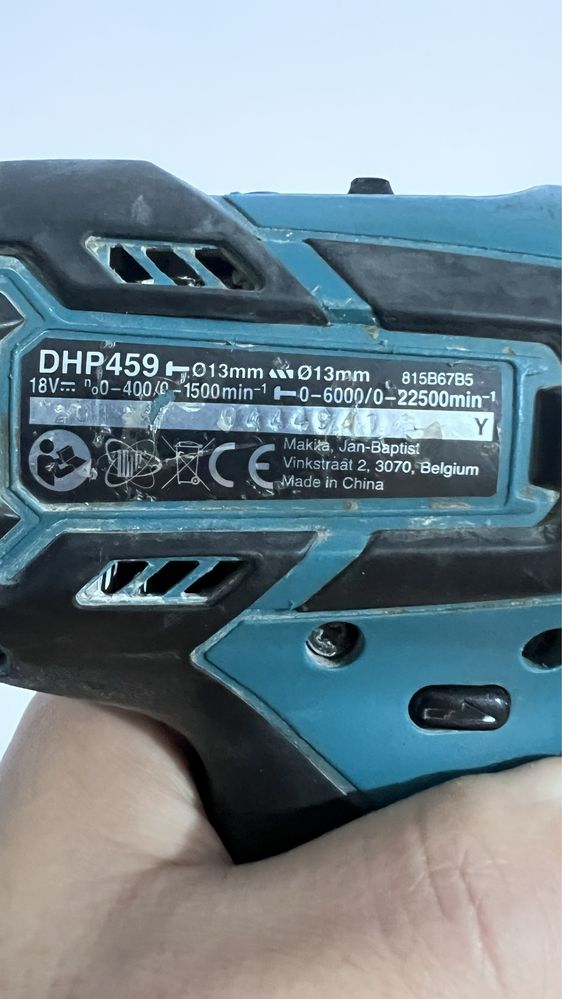 Autofiletanta 18v ( bormasina ) Makita DHP 459 brushless