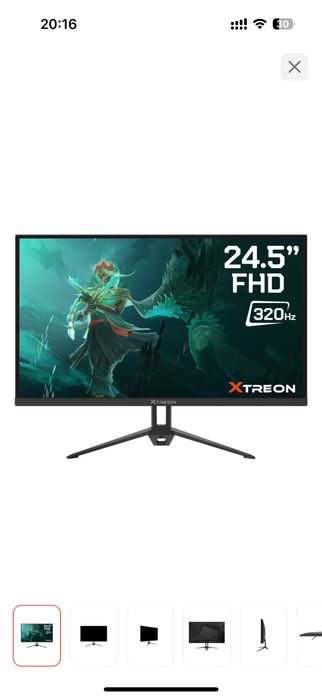 Монитор 24.5" XTREON XT2563VH черный