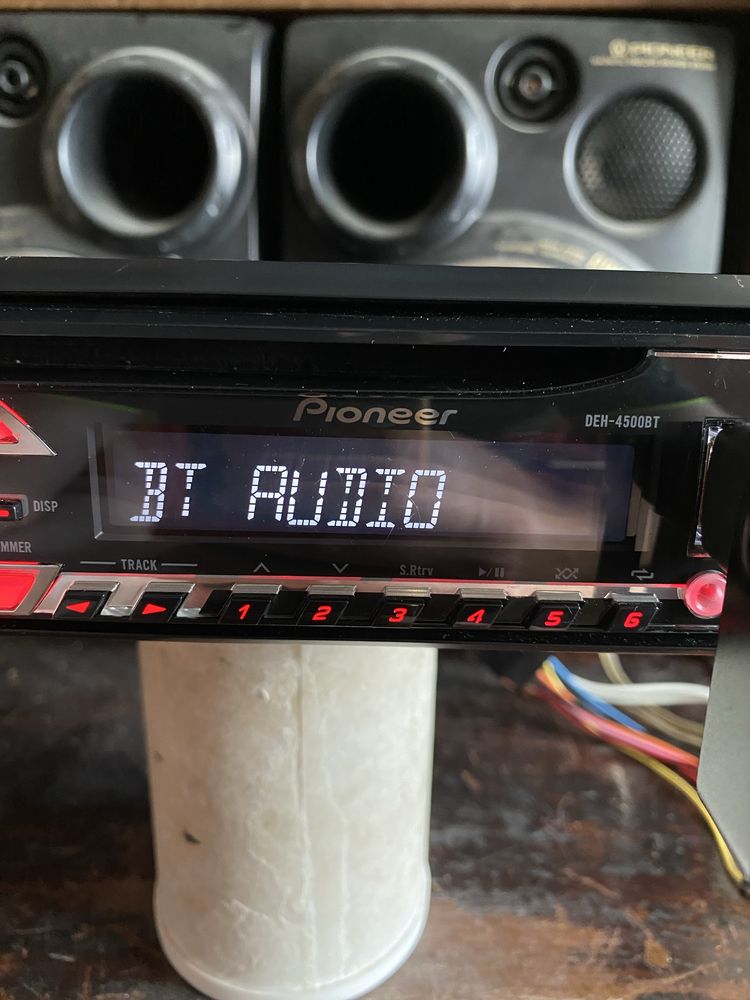 Pioneer deh-4500bt - BLUETOOTH USB CD mp3 радио плеър за кола сд