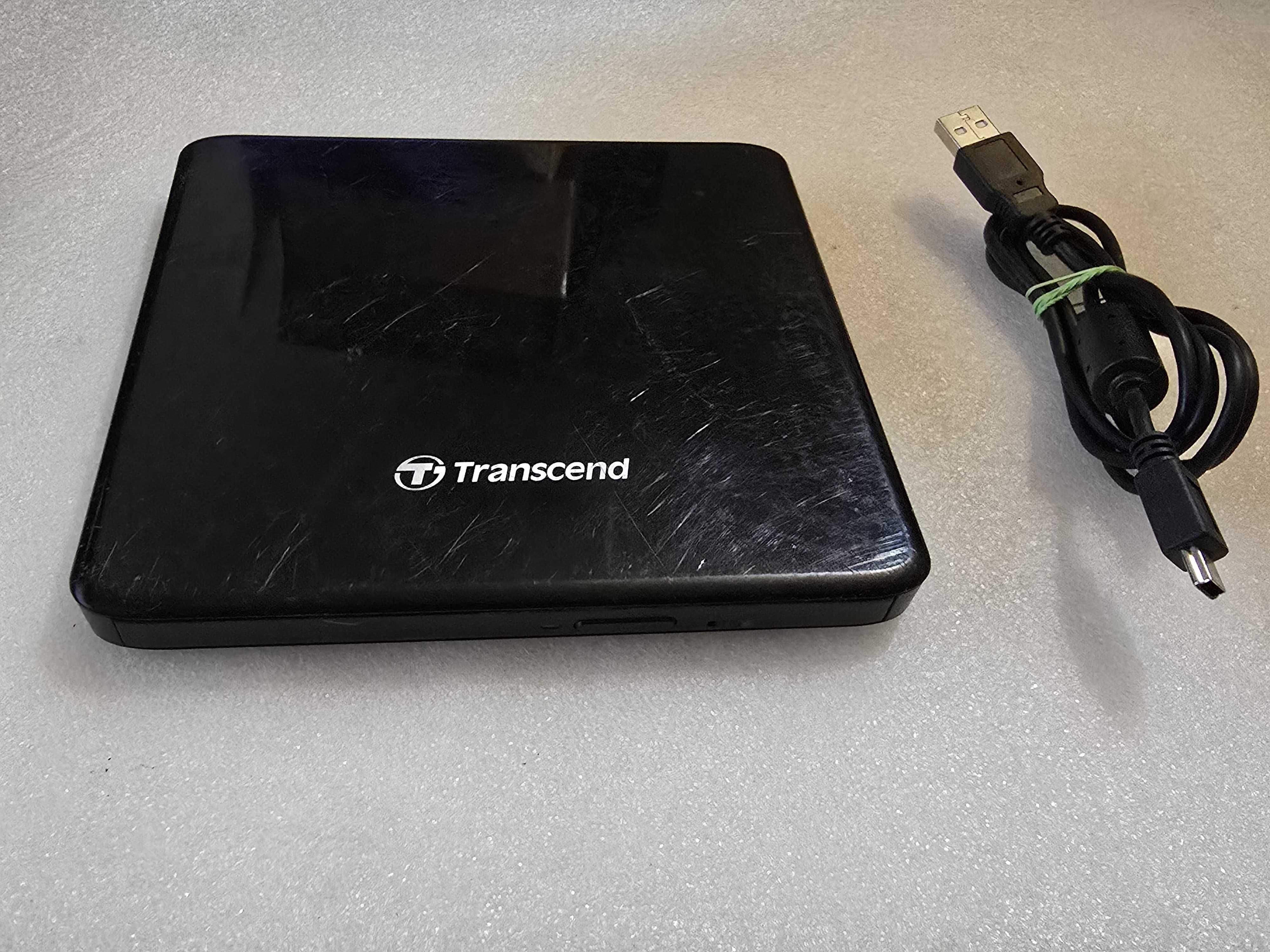 Dvd Writer extern Transcend TS8XDVDS-K USB 2.0 slim negru - poze reale