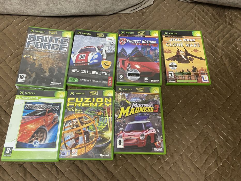 Продам лот игры для Xbox original pal цена за все