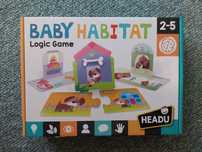 Детска логическа игра Headu Baby Habitat - образователен комплект