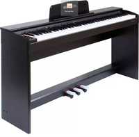 Цифровое пианино черного цвета, электронная миди-клавиатура