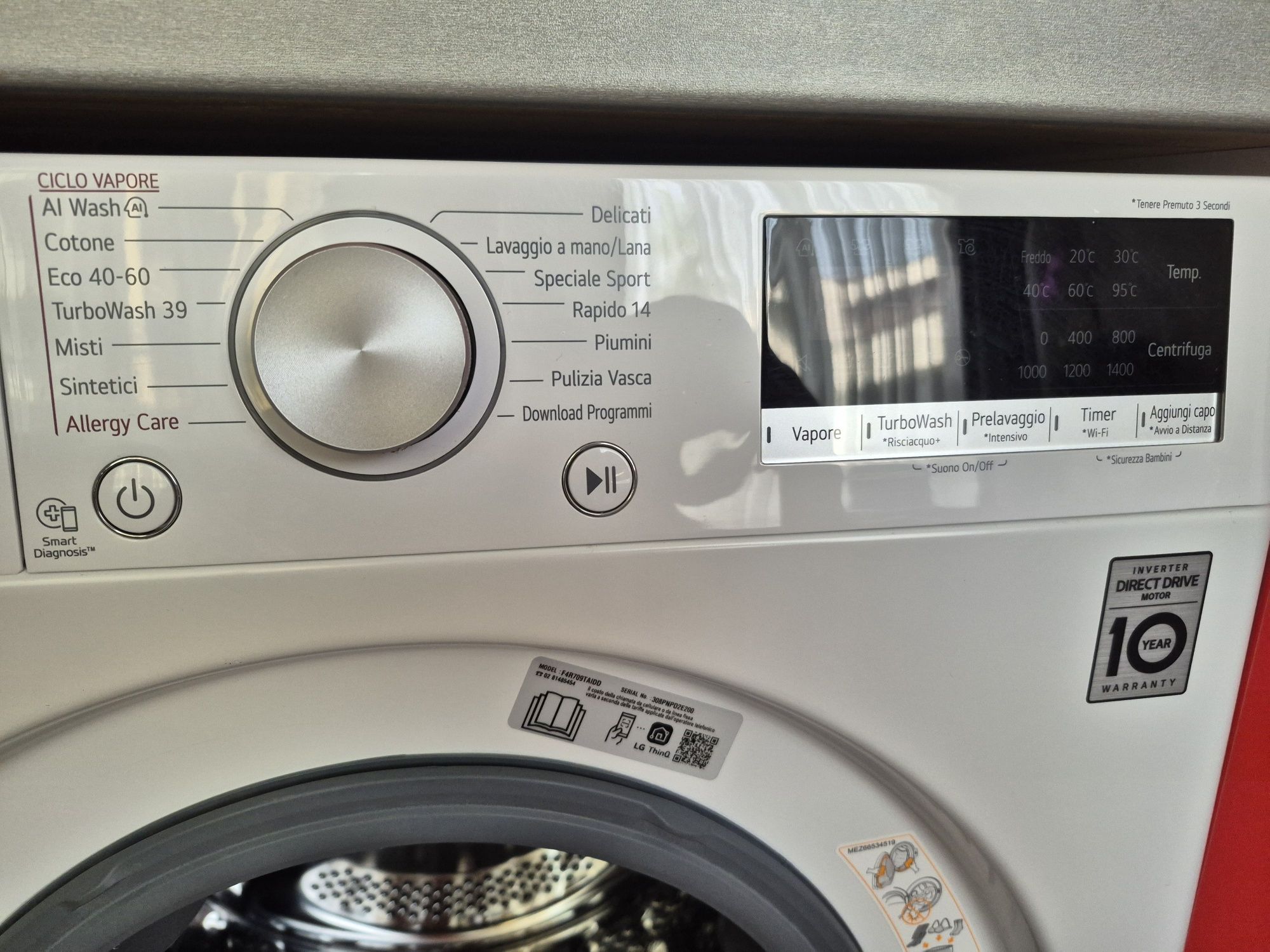 Пералня LG ThinkQ 9kg