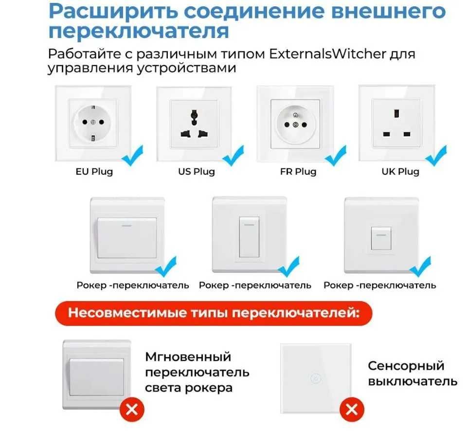 Умное реле Wifi, Алиса, Tuya