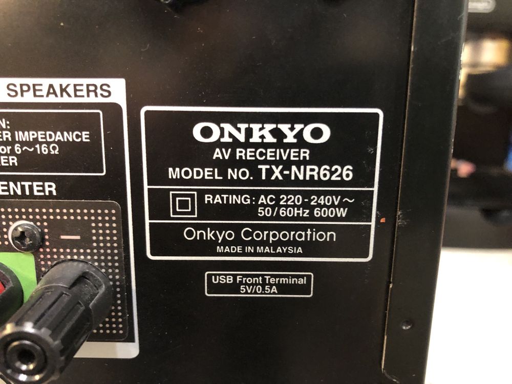 Onkyo TX-NR626 Bluetooth Wi-Fi