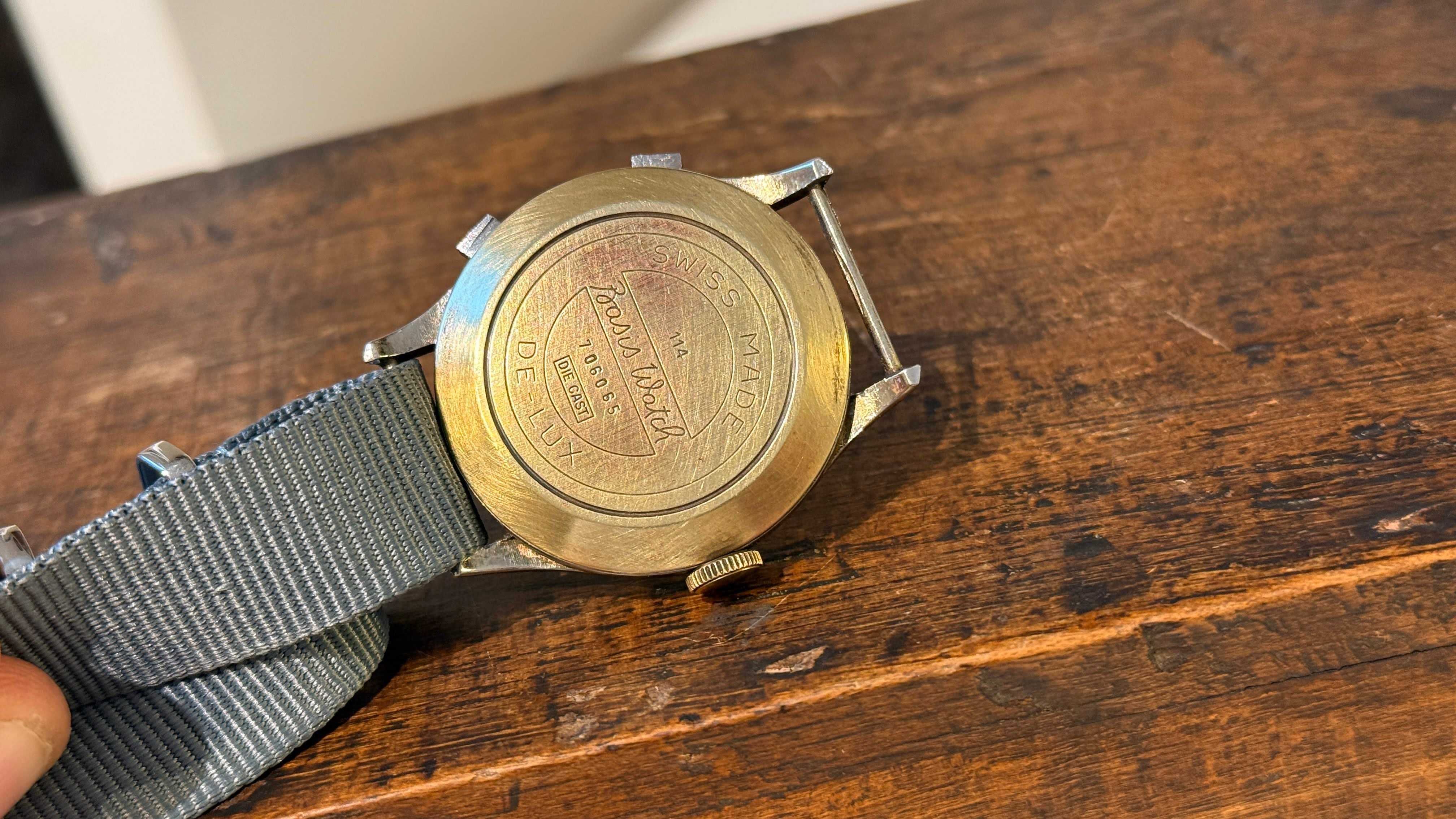 Ceas Chronograph Basis Sport vintage de colectie 38mm