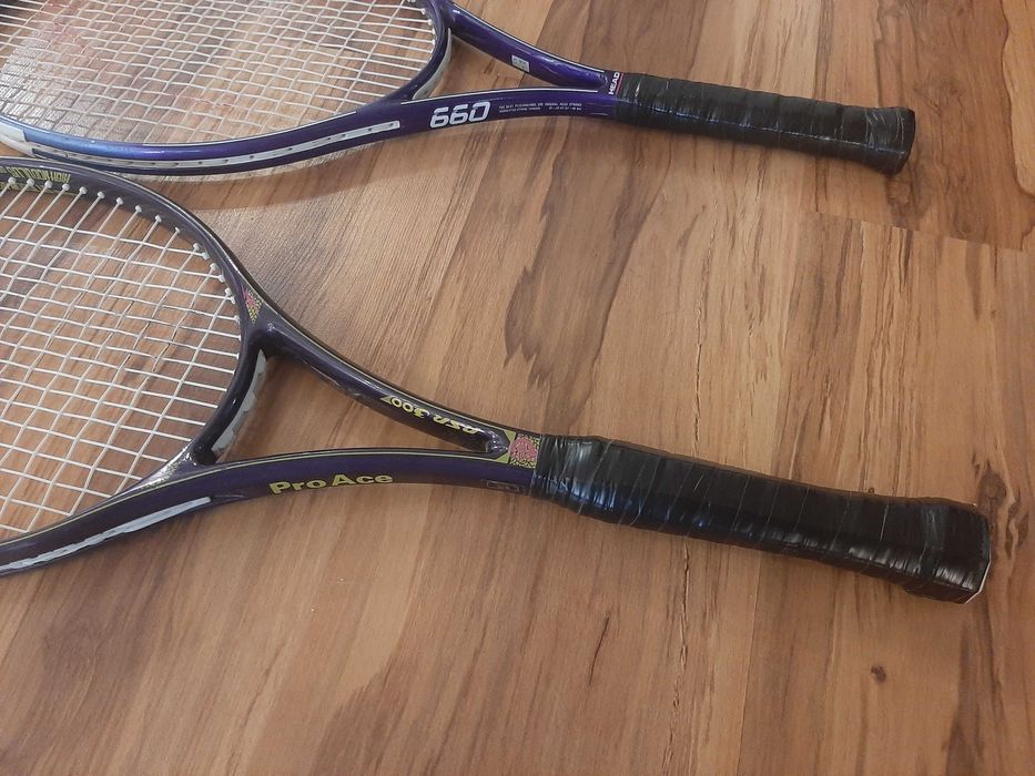 Set 2 rachete tenis de camp, una marca Head si una Pro Ace-5lei transp