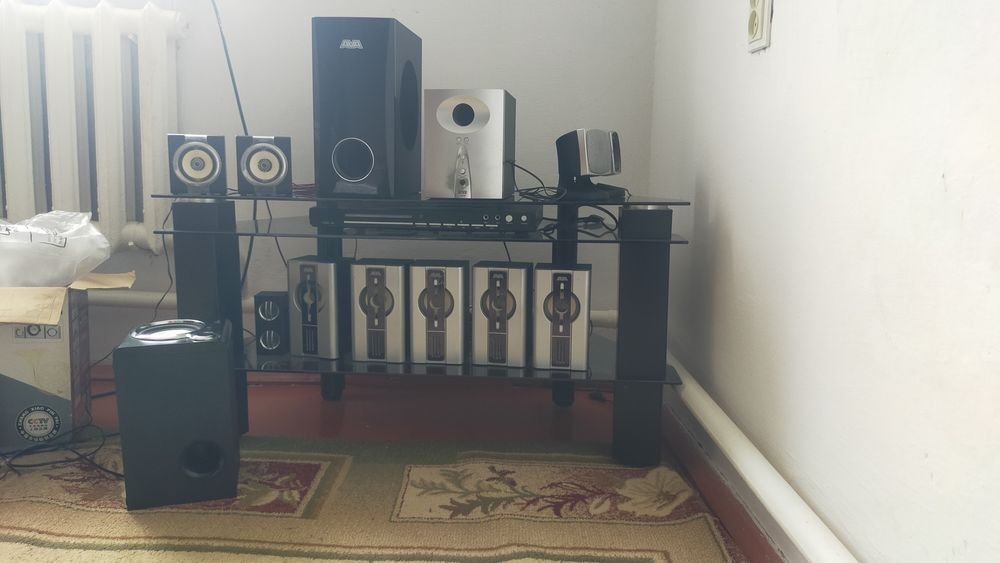 Домашний театр, музыкальный центр, колонка, двд