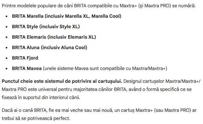 Cartus filtrant BRITA Maxtra+ set de 2 bucati