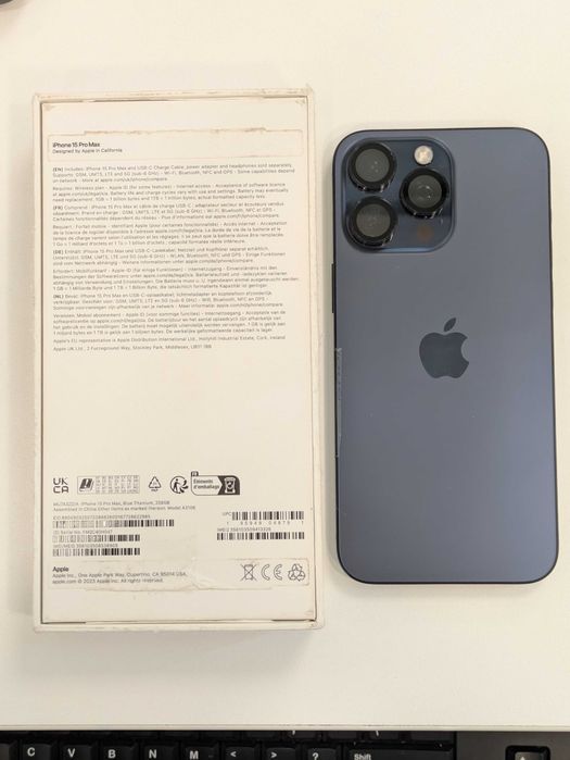 Iphone 15 Pro Max 256Gb 5G (Ag27 Gara2 b.47224) - garantie 2 ani!