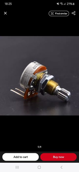 Potentiometru volum zeta- jlp strados cantini eva yamaha bts barbera )