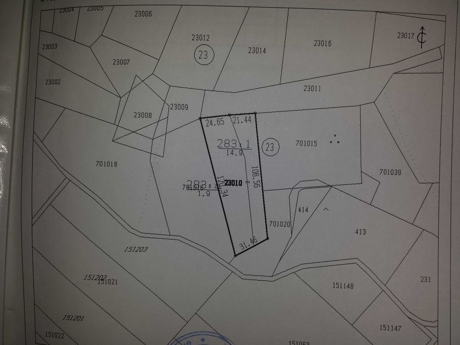 Парцел 4302 кв.,с.Константиново,м. Озмина,