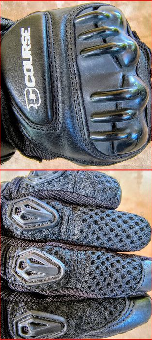 Mănuși moto piele si textil, Course Rapid, S