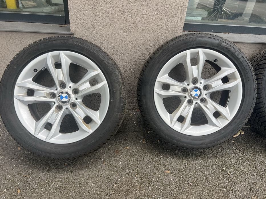 Jante Bmw x1 R17 montate cu anvelope de iarna 225/50/17