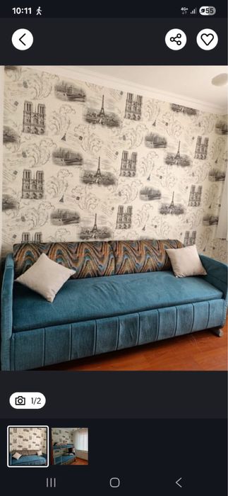 Диван-кровать двухярусная