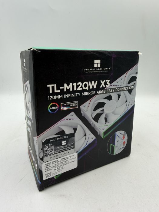 Set 3 Ventilatoare Thermalright Tl-m12qw x3 Albe Sigilate R