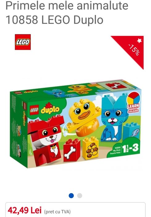 #Lego duplo - primele mele animalute