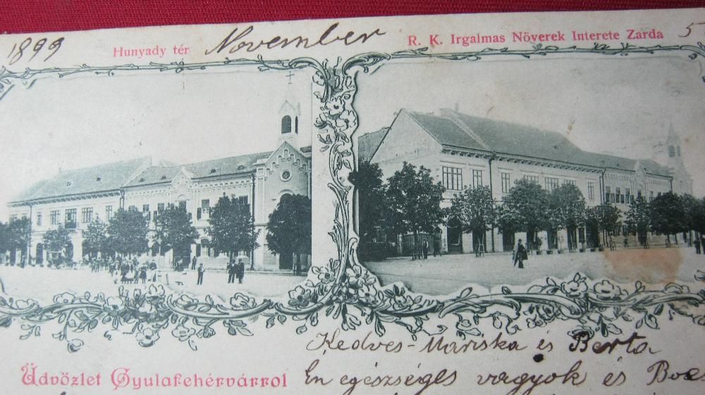 Iustrata veche,Carte Postala,Alba Iulia,Noiembrie 1899.