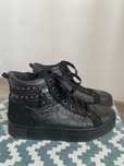 Ghete negre Geox de piele, marimea 37