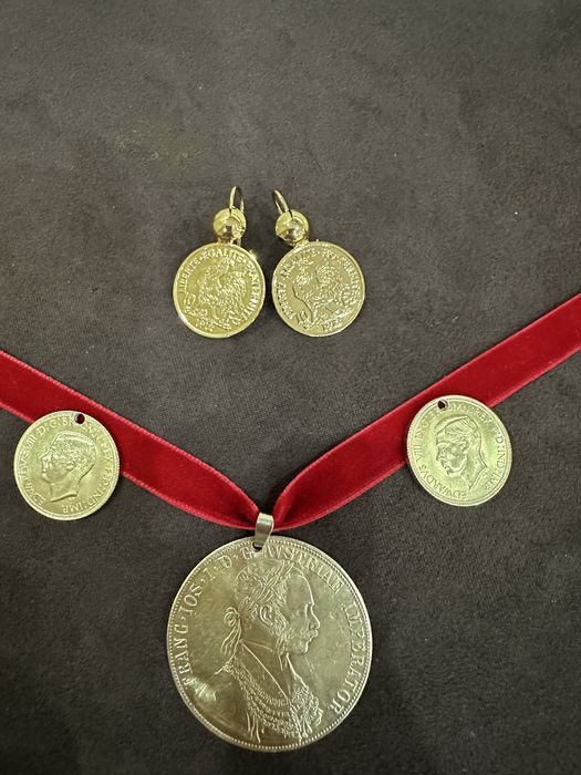 Fac slabe din monede placate cu aur de 18k